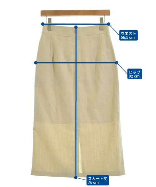 Spick and Span（スピックアンドスパン）ロング・マキシ丈スカート ベージュ サイズ:38(M位) レディース/2200614996081