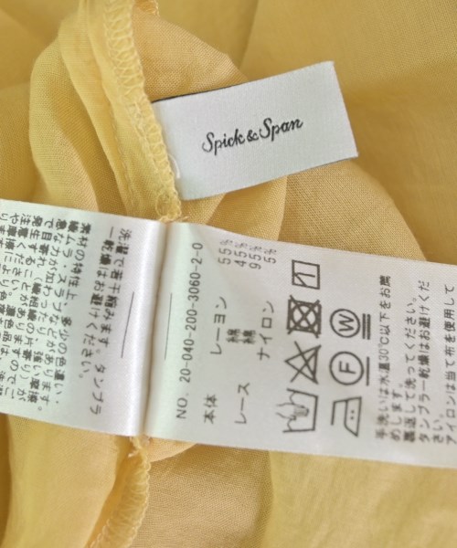 Spick and Span（スピックアンドスパン）ワンピース 黄 サイズ:F レディース/2200616382080