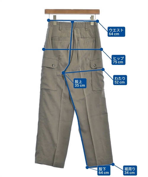 Spick and Span（スピックアンドスパン）カーゴパンツ 茶 サイズ:36(S位) レディース/2200614234015