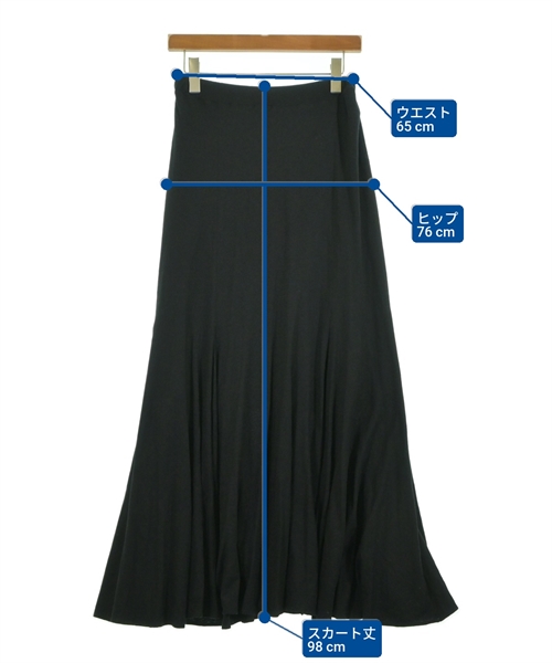 Spick and Span（スピックアンドスパン）ロング・マキシ丈スカート 黒 サイズ:-(M位) レディース/2200614702156