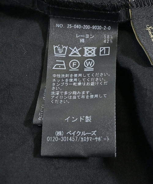 Spick and Span（スピックアンドスパン）ワンピース 黒 サイズ:F レディース/2200615628103