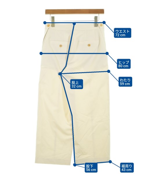 Spick and Span（スピックアンドスパン）クロップドパンツ 白 サイズ:38(M位) レディース/2200615380025