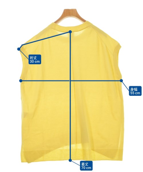 Spick and Span（スピックアンドスパン）ベスト/ノースリーブ 黄 サイズ:-(M位) レディース/2200616602102