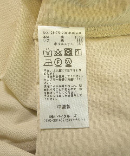 Spick and Span（スピックアンドスパン）Tシャツ・カットソー ベージュ サイズ:F レディース/2200627021053