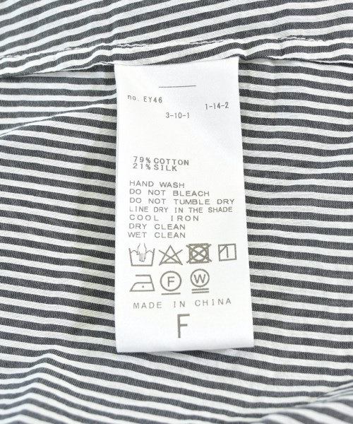 Spick and Span（スピックアンドスパン）カジュアルシャツ 黒 サイズ:F レディース/2200611519160