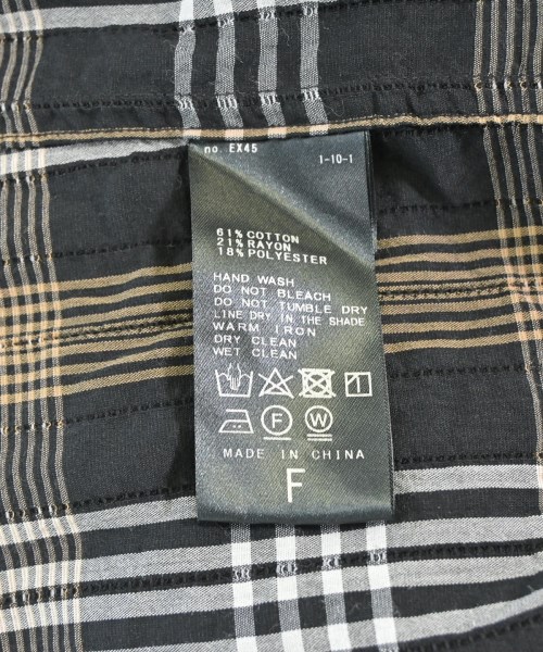 Spick and Span（スピックアンドスパン）カジュアルシャツ 黒 サイズ:F レディース/2200611519184