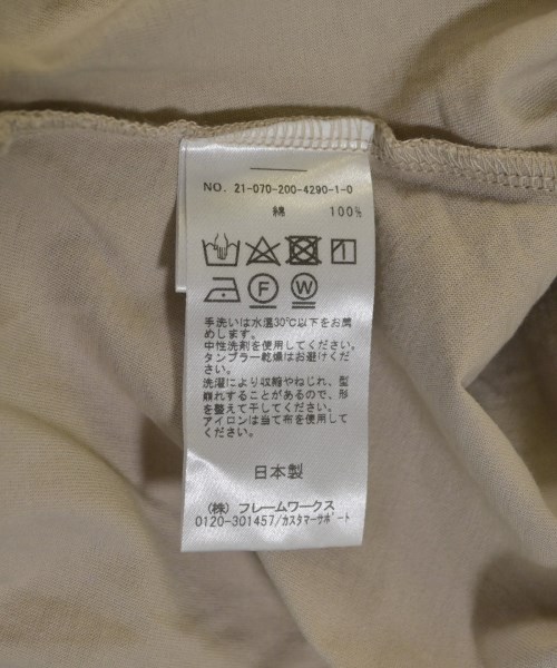 Spick and Span（スピックアンドスパン）Tシャツ・カットソー ベージュ サイズ:F レディース/2200611519436