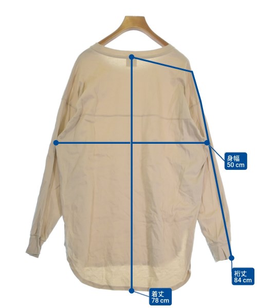 Spick and Span（スピックアンドスパン）Tシャツ・カットソー ベージュ サイズ:F レディース/2200611519511