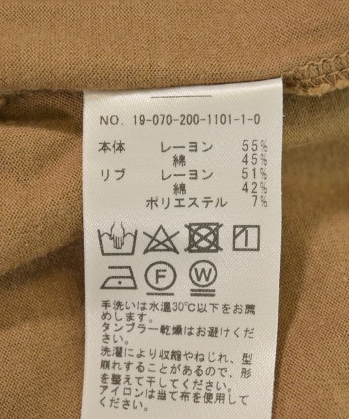 Spick and Span（スピックアンドスパン）Tシャツ・カットソー 茶 サイズ:F レディース/2200625351145