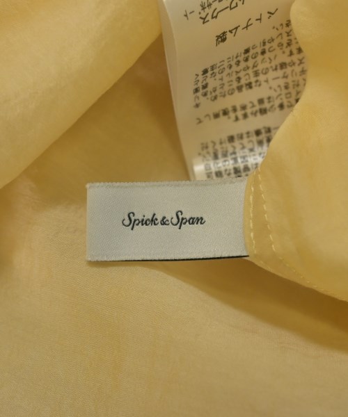 Spick and Span（スピックアンドスパン）カジュアルシャツ 黄 サイズ:F レディース/2200620616034