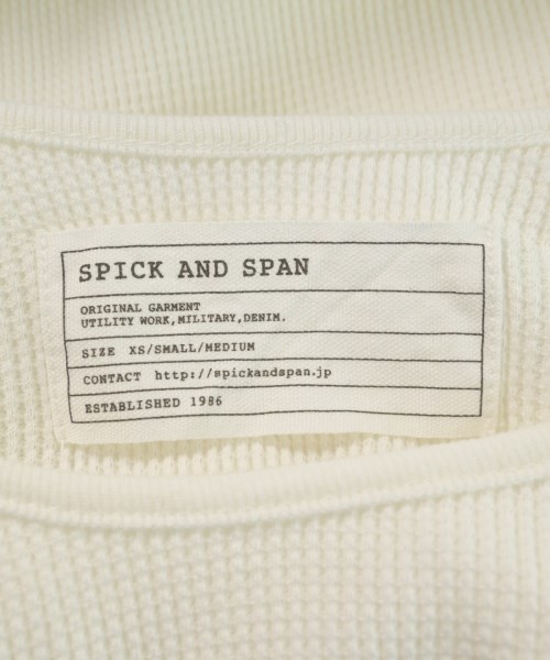 Spick and Span（スピックアンドスパン）Tシャツ・カットソー 白 サイズ:-(S位) レディース/2200617179016