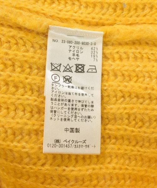 Spick and Span（スピックアンドスパン）ニット・セーター 黄 サイズ:F レディース/2200618834198