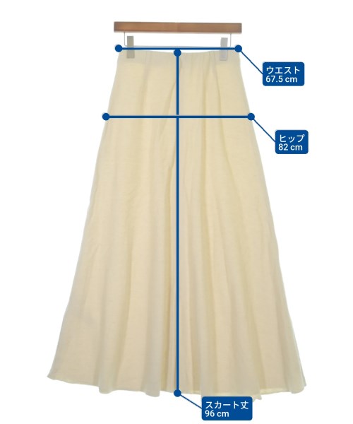 Spick and Span（スピックアンドスパン）ロング・マキシ丈スカート 白 サイズ:38(M位) レディース/2200628727060