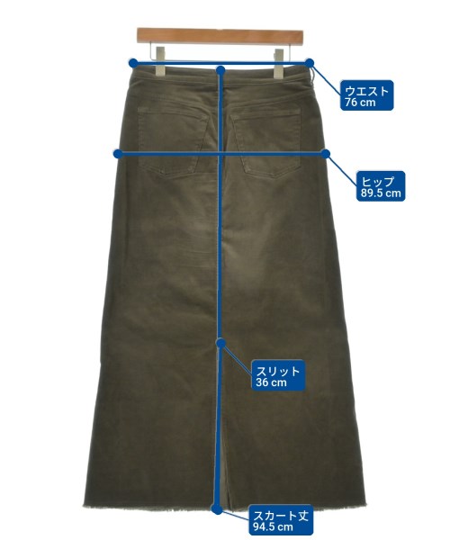 Spick and Span（スピックアンドスパン）ロング・マキシ丈スカート カーキ サイズ:40(M位) レディース/2200610050015