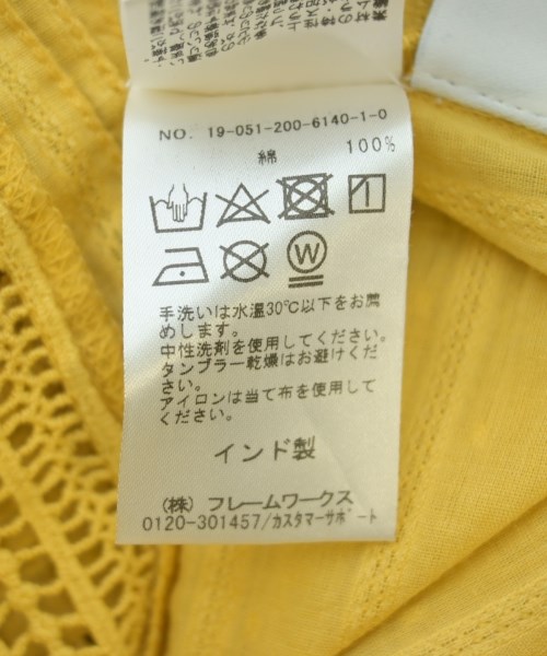 Spick and Span（スピックアンドスパン）ブラウス 黄 サイズ:-(M位) レディース/2200606683036