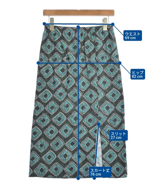 Spick and Span（スピックアンドスパン）ロング・マキシ丈スカート 緑 サイズ:-(M位) レディース/2200608249049