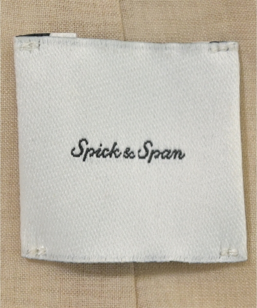 Spick and Span（スピックアンドスパン）カジュアルジャケット ベージュ サイズ:36(S位) レディース/2200606948043