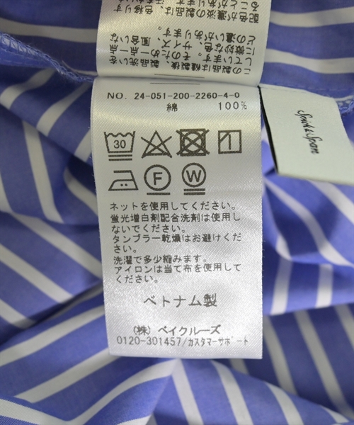 Spick and Span（スピックアンドスパン）ブラウス 青 サイズ:-(M位) レディース/2200608848044