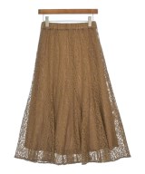 Spick and Span（スピックアンドスパン）ロング・マキシ丈スカート 茶 サイズ:36(S位) レディース/2200608652030
