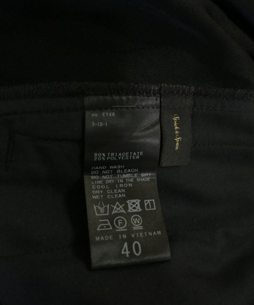 Spick and Span（スピックアンドスパン）スラックス 黒 サイズ:40(M位) レディース/2200608928135