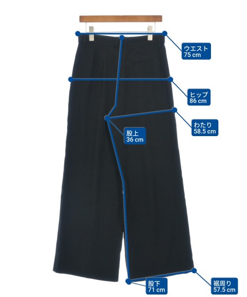 Spick and Span（スピックアンドスパン）スラックス 黒 サイズ:40(M位) レディース/2200608928135