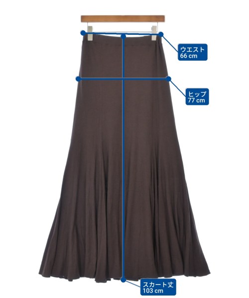 Spick and Span（スピックアンドスパン）ロング・マキシ丈スカート 茶 サイズ:-(M位) レディース/2200611914088