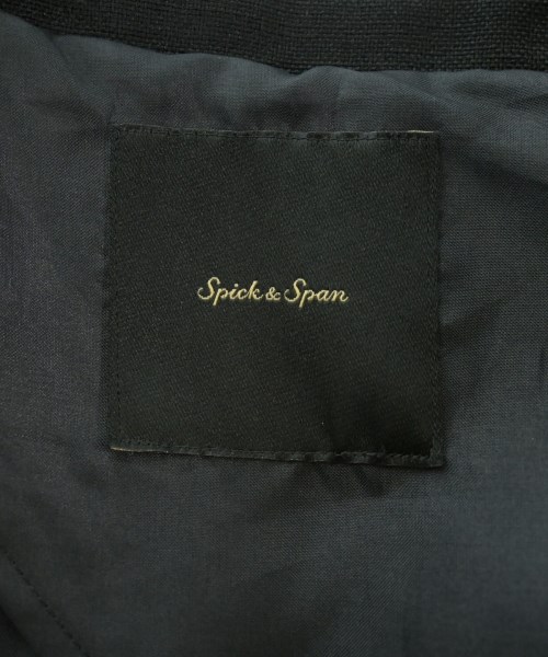 Spick and Span（スピックアンドスパン）ノーカラージャケット 黒 サイズ:36(S位) レディース/2200612677050