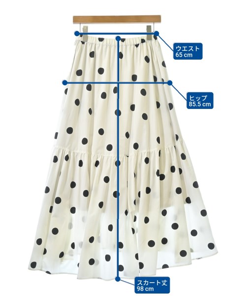 Spick and Span（スピックアンドスパン）ロング・マキシ丈スカート 白 サイズ:38(M位) レディース/2200612733480