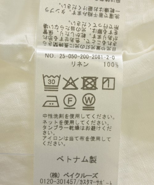 Spick and Span（スピックアンドスパン）カジュアルシャツ 白 サイズ:F レディース/2200615285061