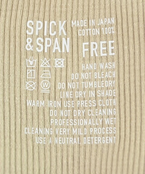 Spick and Span（スピックアンドスパン）タンクトップ ベージュ サイズ:F レディース/2200611176189