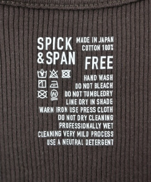 Spick and Span（スピックアンドスパン）タンクトップ 茶 サイズ:F レディース/2200611176202