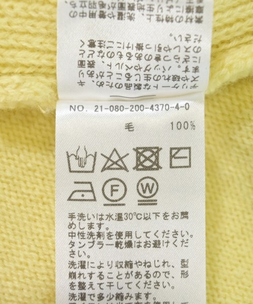 Spick and Span（スピックアンドスパン）ニット・セーター 黄 サイズ:F レディース/2200613491037