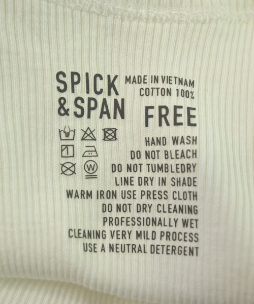 Spick and Span（スピックアンドスパン）タンクトップ 白 サイズ:F レディース/2200614646085
