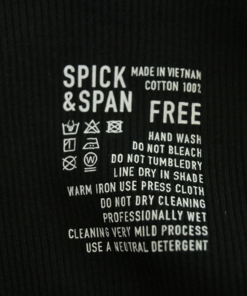 Spick and Span（スピックアンドスパン）タンクトップ 黒 サイズ:F レディース/2200614646092