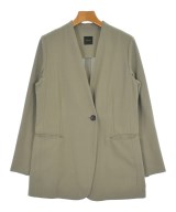 Spick and Span（スピックアンドスパン）ノーカラージャケット カーキ サイズ:36(S位) レディース/2200611018038