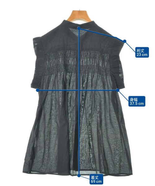 Spick and Span（スピックアンドスパン）カジュアルシャツ 黒 サイズ:F レディース/2200603492259