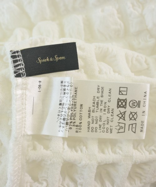 Spick and Span（スピックアンドスパン）Tシャツ・カットソー 白 サイズ:-(XS位) レディース/2200614575064