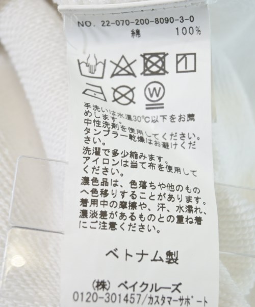 Spick and Span（スピックアンドスパン）スウェット 白 サイズ:F レディース/2200618430086