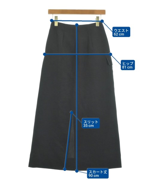 Spick and Span（スピックアンドスパン）ロング・マキシ丈スカート 黒 サイズ:36(S位) レディース/2200618536023
