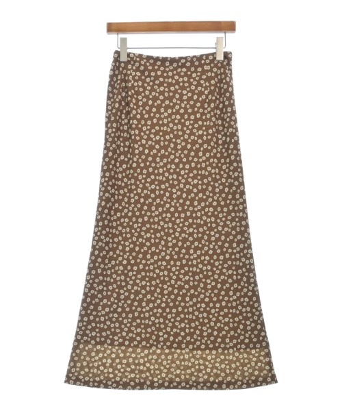 U BY Spick & Span（ユーバイスピックアンドスパン）ロング・マキシ丈スカート 茶 サイズ:38(M位) レディース/2200611828033