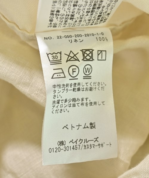 Spick and Span（スピックアンドスパン）カジュアルシャツ ベージュ サイズ:F レディース/2200611768117