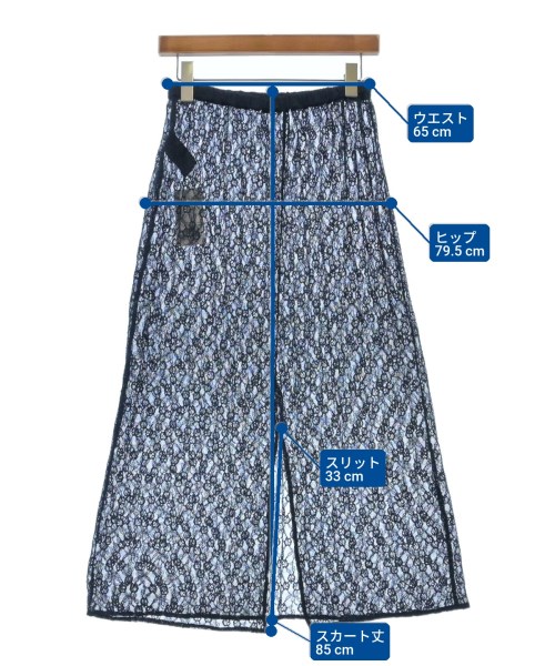Spick and Span（スピックアンドスパン）ロング・マキシ丈スカート 紺 サイズ:F レディース/2200619376079