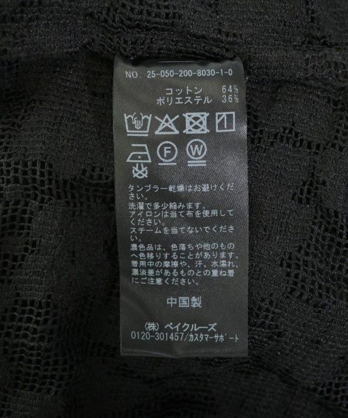 Spick and Span（スピックアンドスパン）カジュアルシャツ 黒 サイズ:F レディース/2200610051050