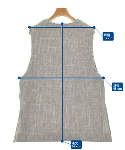 Spick and Span（スピックアンドスパン）ベスト ベージュ サイズ:F レディース/2200610051067