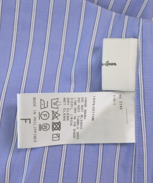 Spick and Span（スピックアンドスパン）カジュアルシャツ 青 サイズ:F レディース/2200611242020
