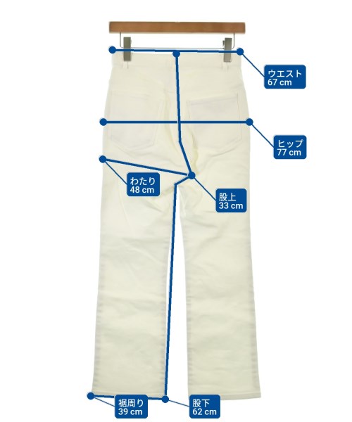 Spick and Span（スピックアンドスパン）デニムパンツ 白 サイズ:36(S位) レディース/2200620144032