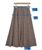 Spick and Span（スピックアンドスパン）ロング・マキシ丈スカート 茶 サイズ:36(S位) レディース/2200613531023