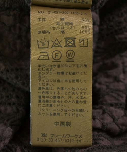 Spick and Span（スピックアンドスパン）ブラウス 茶 サイズ:F レディース/2200602493073