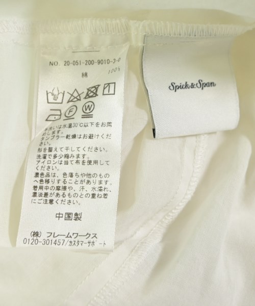Spick and Span（スピックアンドスパン）ブラウス 白 サイズ:F レディース/2200605992023