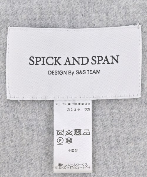Spick and Span（スピックアンドスパン）マフラー グレー サイズ:- レディース/2200608625089